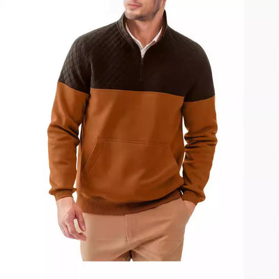 Sudadera con Capucha Color Block Casual para Hombre - Image 4