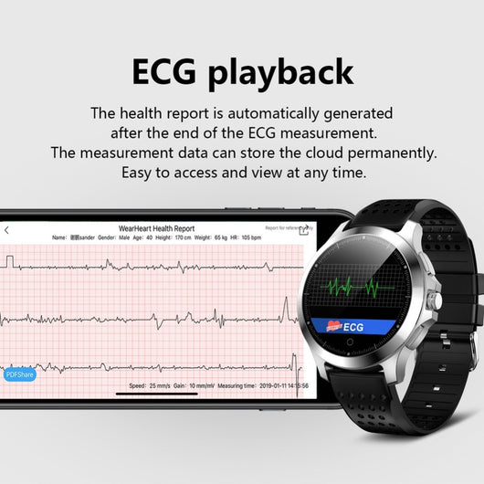 Pulsera Inteligente W8 con ECG - Image 15