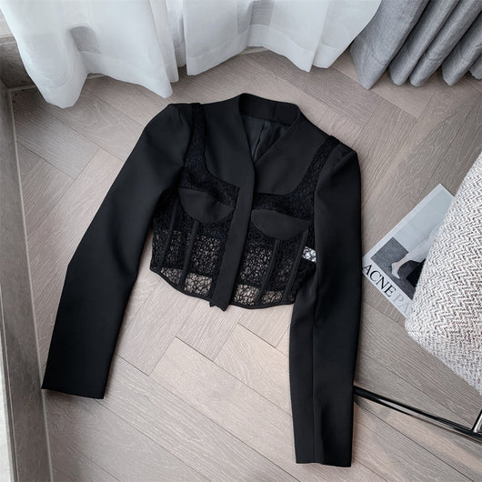 Blazer Corset Sexy de Personalidad Oscura - Image 7