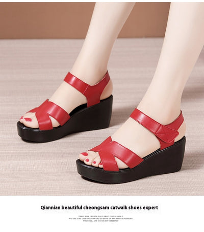 Sandalias de Tacón Alto Plus Size con Plataforma - Comodidad y Estilo - Image 11