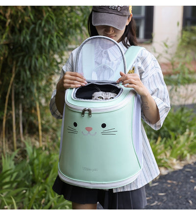 Mochila Transportadora Plegable para Mascotas - Gran Capacidad para Gatos y Perros - Image 22