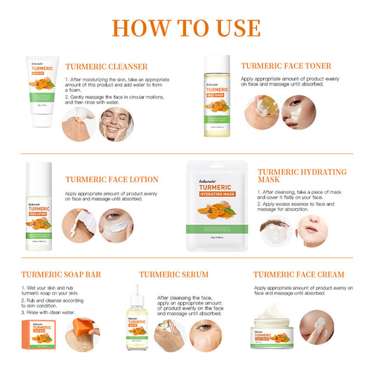 Set Completo de Cuidado Facial con Cúrcuma e Hidratación Profunda - Image 8