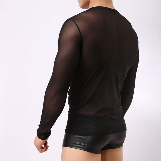 Remera Manga Larga Mesh para Hombre - Image 2