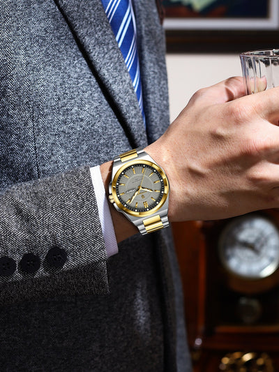 Reloj Minimalista de Aleación para Hombre con Personalización - Image 2