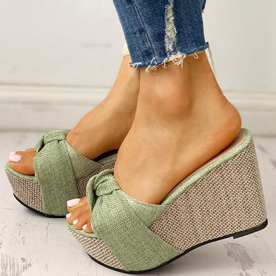 Sandalias con Moño Elegante - Image 4