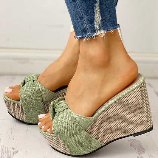Sandalias con Moño Elegante - Image 4