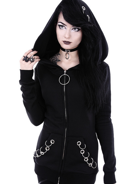 Chaleco Hoodie Oversized con Cierre de Hierro