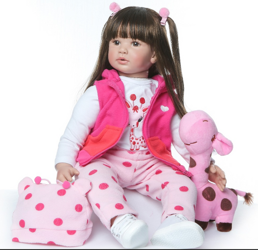 Muñeca Reborn de Silicona 60cm - Bebé Realista Coleccionable - Image 4
