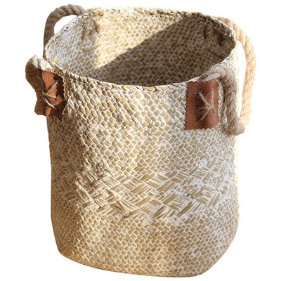 Cesta de Flores Tejida a Mano en Ratán - Image 10