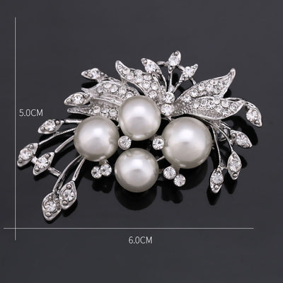 Broche de Perlas y Cristales Brillantes - Image 7