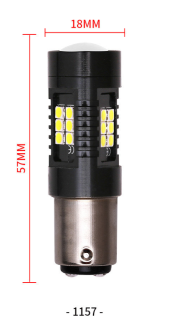Luz LED de Giro y Reversa 1156/1157 - 21 SMD Ultra Brillante - Image 15