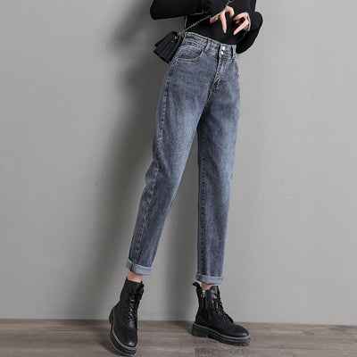 Jeans Rectos Sueltos de Cintura Alta y Corte Slim - Image 3