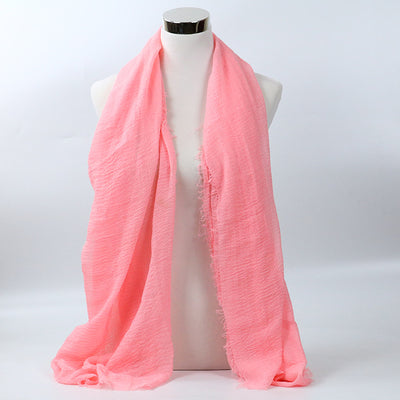 Foulard de Algodón Monocromático Versátil - Image 5