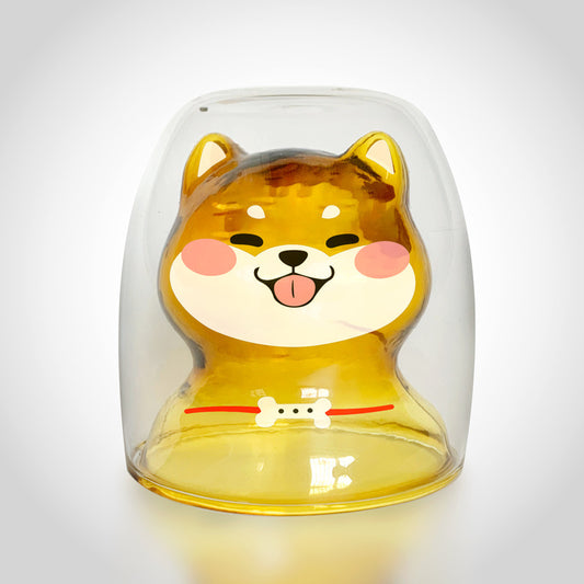 Vaso Térmico Doble Shiba Inu - Resistente al Calor