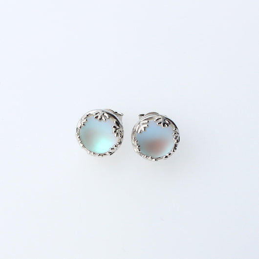 Aretes de Piedra Lunar Natural en Plata Esterlina 925 - Image 6