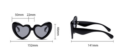 Gafas de Sol Forma de Corazón Marco Grueso Amor - Image 12