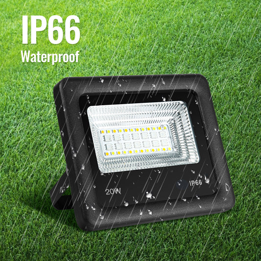 Foco LED RGB 20W Inteligente con Bluetooth, Control por Voz y Temporizador