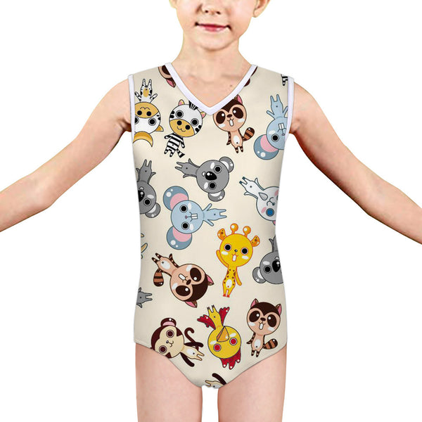 Traje de Baño Panda para Niña - Enterizo Triangular Tallas M y L