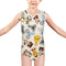 Traje de Baño Panda para Niña - Enterizo Triangular Tallas M y L