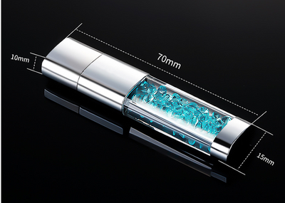 Memoria USB Diamante Azul con Cristal de Diamante - Image 2
