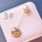 Pearl crystal one word pin scarf buckle brooch 3 Estilo
