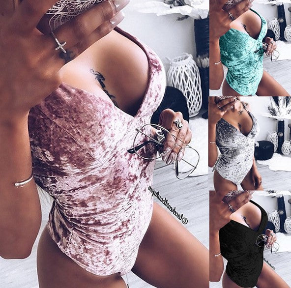 Traje de Baño Enterizo con Tirantes Ajustables para Mujer