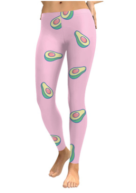 Leggings Deportivos con Estampado Digital para Mujer Cintura Alta