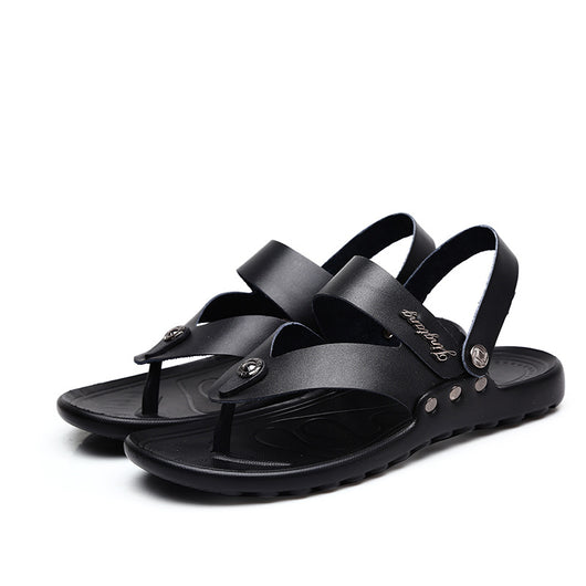 Sandalias de Cuero para Hombre - Chanclas de Playa Cómodas - Image 10