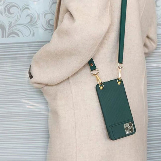 Funda para iPhone con Protector Deslizante de Cámara