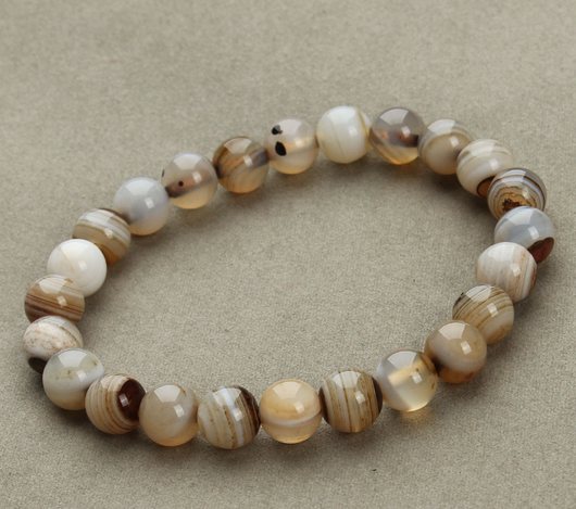 Pulsera de Cuentas de Aventurina Azul - Piedra Arenisca Redonda - Image 11