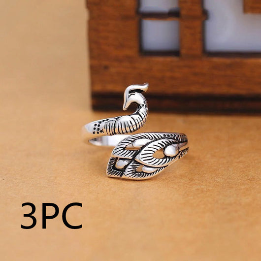 Anillo Vintage con Gancho de Línea Doble - Image 23