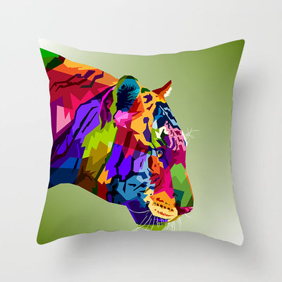 Funda de Almohada Cuadrada con Animales Estilo Nórdico - Image 18
