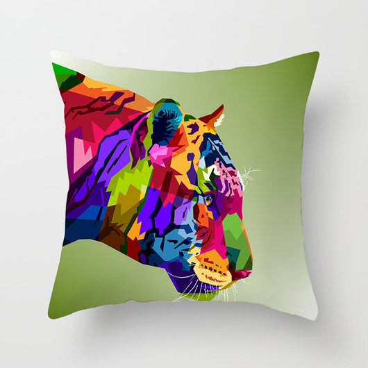 Funda de Almohada Cuadrada con Animales Estilo Nórdico - Image 18