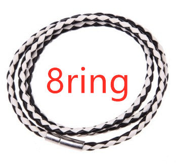 Pulsera de Cuero Trenzado Personalizada para Hombre con Nombre y Acero Inoxidable - Image 20