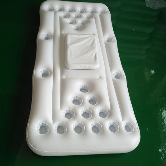Colchoneta Inflable para Beer Pong de Piscina