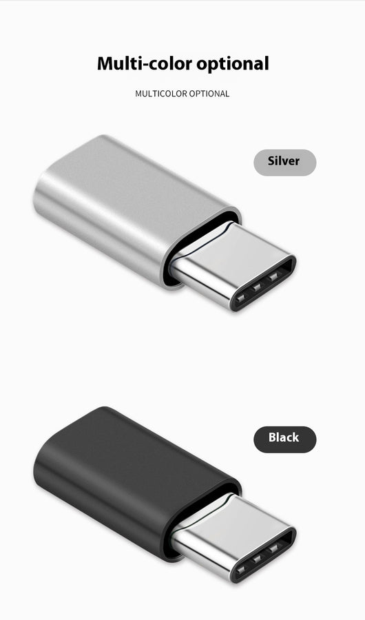 Adaptador Convertidor de Iluminación Micro USB a USB-C para Móviles - Image 11