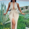 Vestido Halter sin Mangas
