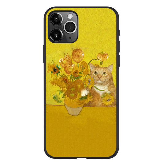 Funda para iPhone con Diseño de Gato Naranja - Arte Óleo - Image 26