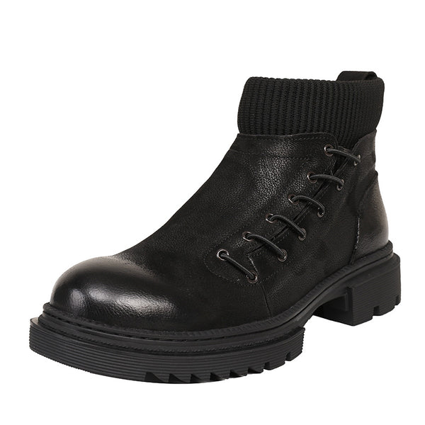 Botas Altas de Trabajo Estilo Británico para Hombre - Image 24