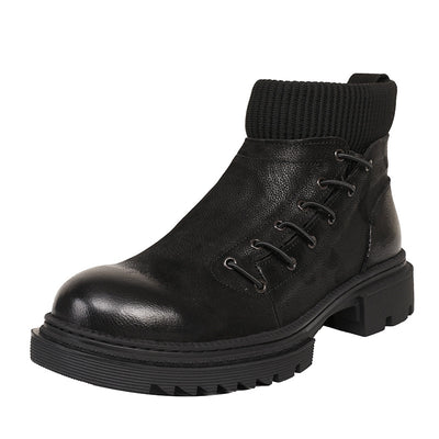 Botas Altas de Trabajo Estilo Británico para Hombre - Image 24