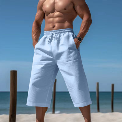 Pantalones Capri Casuales Transpirables para Hombre - Image 11