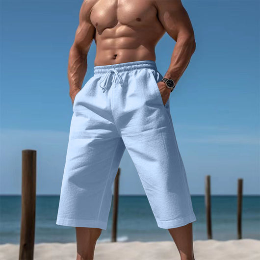Pantalones Capri Casuales Transpirables para Hombre - Image 11