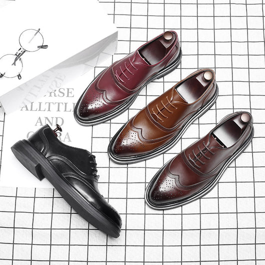 Zapatos Brogue de Cuero para Hombre