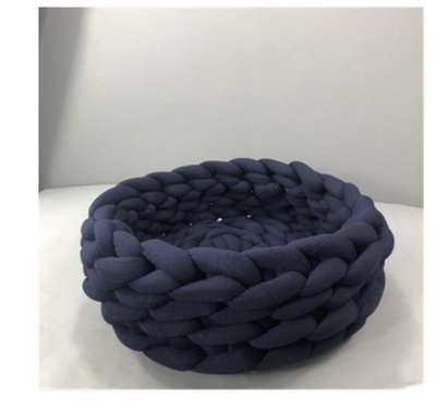 Cama Tejida para Gatos y Perros Lavable a Máquina - Algodón Premium - Image 8