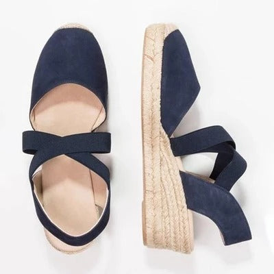 Sandalias Tipo Baotou con Cuña Mediana para Estudiantes - Image 2