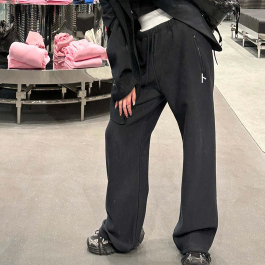 Pantalones de Entrenamiento Acampanados con Cintura Elevada - Image 3