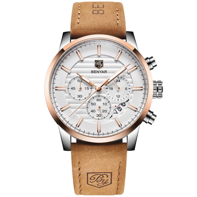 Reloj para Hombre con Tres Esferas y Correa Ajustable