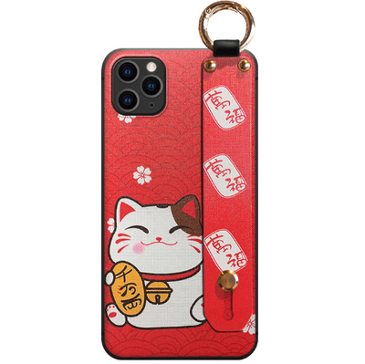 Funda para Celular Gato de la Suerte con Correa y Llavero - Image 9