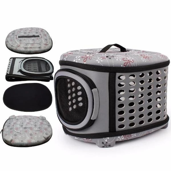 Bolsa Portátil EVA para Mascotas - Transportín Plegable para Gatos