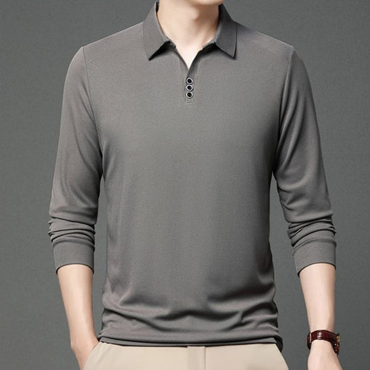 Polera con Textura Vertical y Acceso de Botones de Control - Image 12